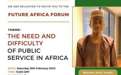 The Need and Difficulty of Public Service in Africa